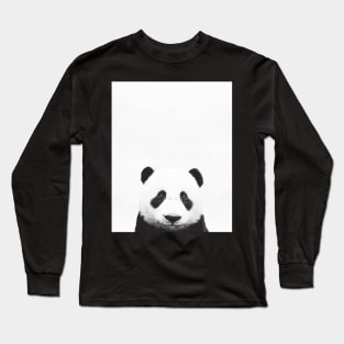 Baby Panda, Nursery, Animal, Kids room, Modern art, Wall decor Long Sleeve T-Shirt